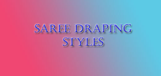 5 Different Styles of Draping a Saree Effortlessly