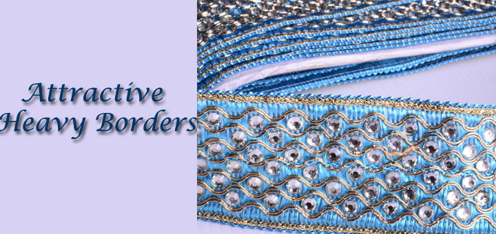 Attractive Heavy Borders for Sarees and Salwars