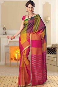Guide to Look Slim in Sarees In wearing Sarees,How to Look Slim in waering Silk Saree, Guide in Draping Kanjeevaram Silk Saree, Samyakk Guide to Look Slim in Sarees, Look Slim in wearing Saree from samyakk