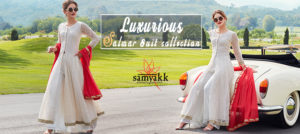 Jazz up this season withSamyakk’s Embroidered Designer Georgette Salwar