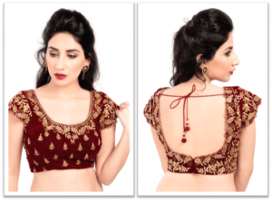 Embroidered Designer Blouse at Smyakk