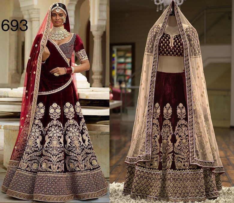 Letest Design for Bridal Lehenga at Samyakk