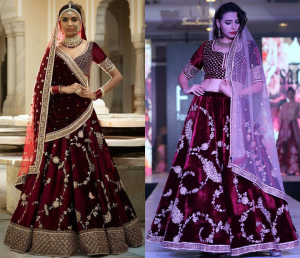 Sabyasachi Designer Lehenga for wedding at Samyakk