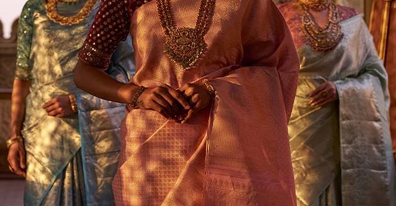 Explore the Elegance of Banarasi Sarees: Georgette & Embroidered