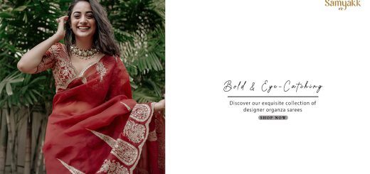 Namitha Pramod Rocks Samyakk's Organza Saree