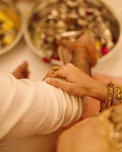 Alia bhat in Rose-gold saree