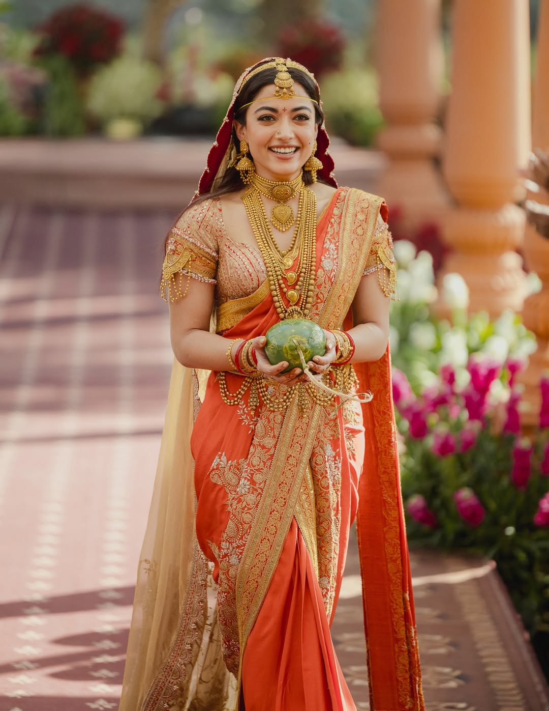 sachin and babi light blue dress Rashmika Mandanna's Engagement Party Looks You Can Steal! main image 0