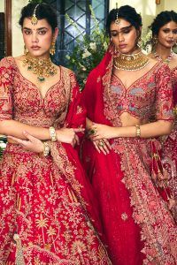Red Bridal Lehengas