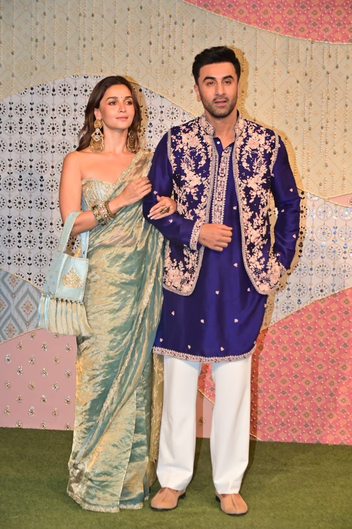 Alia bhat and Ranbir kapoor in Ganesh chathurti 2026 celebrations